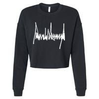 President Donald J Trump Signature Cool Gift Cropped Pullover Crew