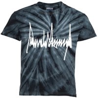 President Donald J Trump Signature Cool Gift Kids Tie-Dye T-Shirt