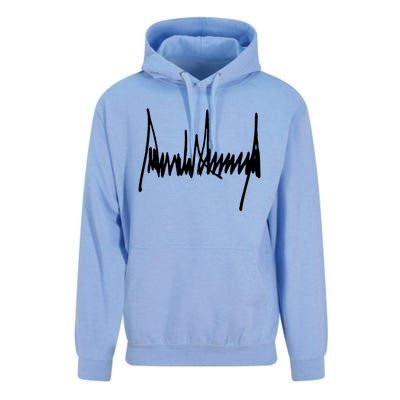 President Donald J Trump Signature Cool Gift Unisex Surf Hoodie