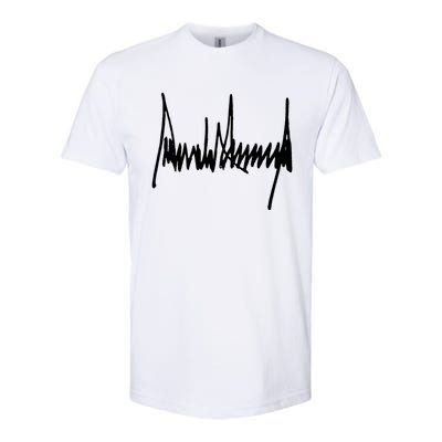 President Donald J Trump Signature Cool Gift Softstyle CVC T-Shirt