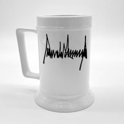 President Donald J Trump Signature Cool Gift Beer Stein