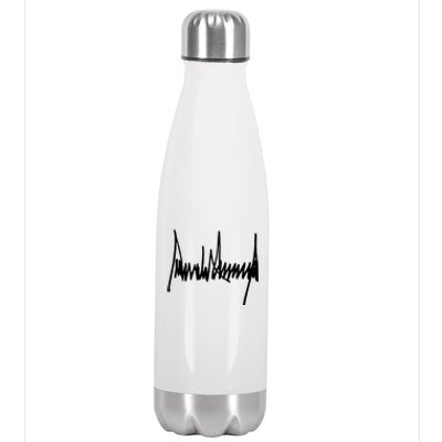 President Donald J Trump Signature Cool Gift Stainless Steel Insulated Water Bottle