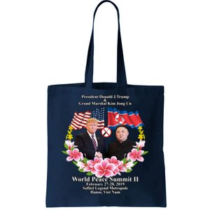 President Donald J Trump Grand Marshal Kim Jong Un World Peace Summit Ii Tote Bag