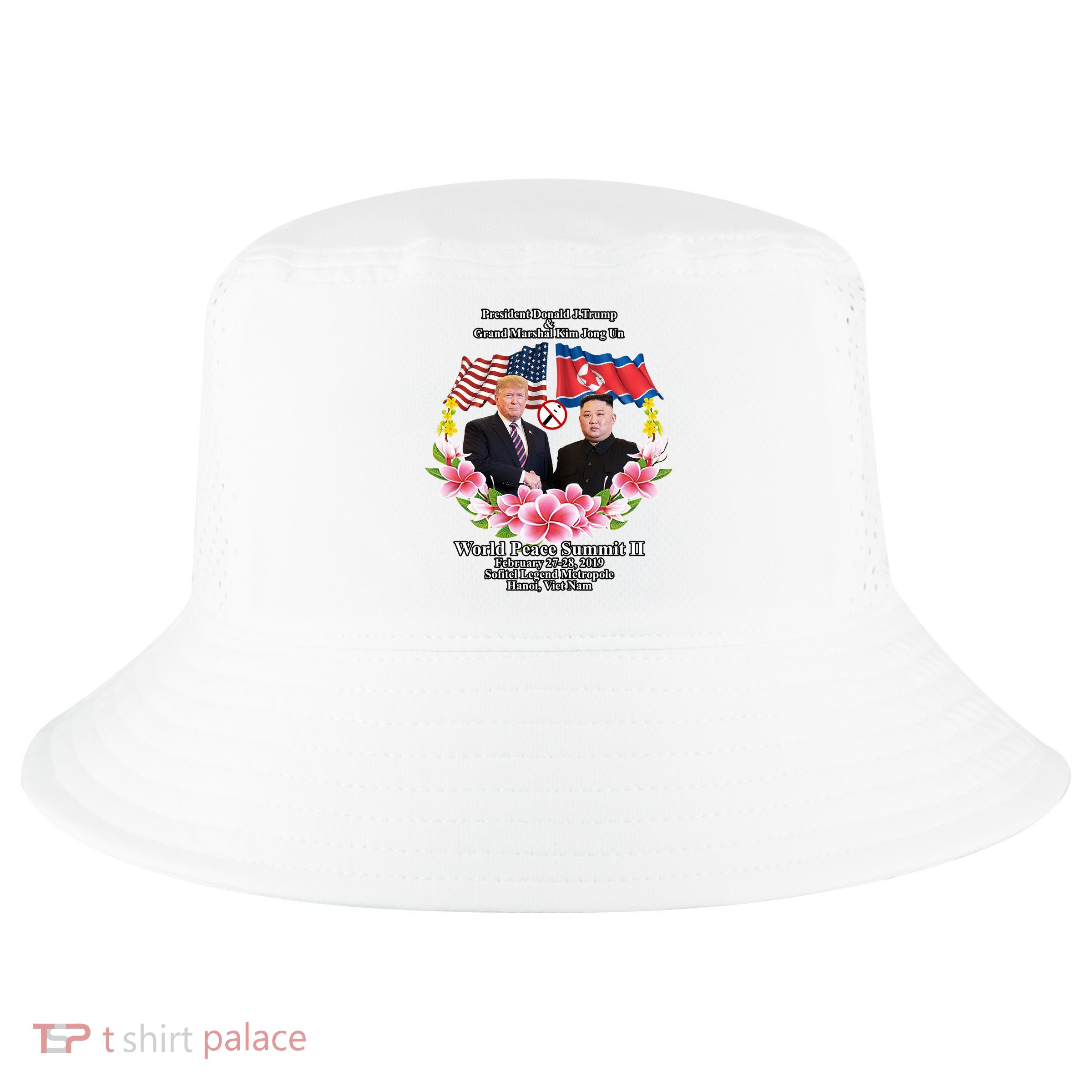 President Donald J Trump Grand Marshal Kim Jong Un World Peace Summit Ii Cool Comfort Performance Bucket Hat