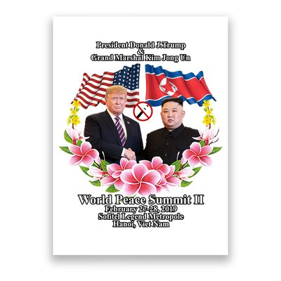 President Donald J Trump Grand Marshal Kim Jong Un World Peace Summit Ii Poster