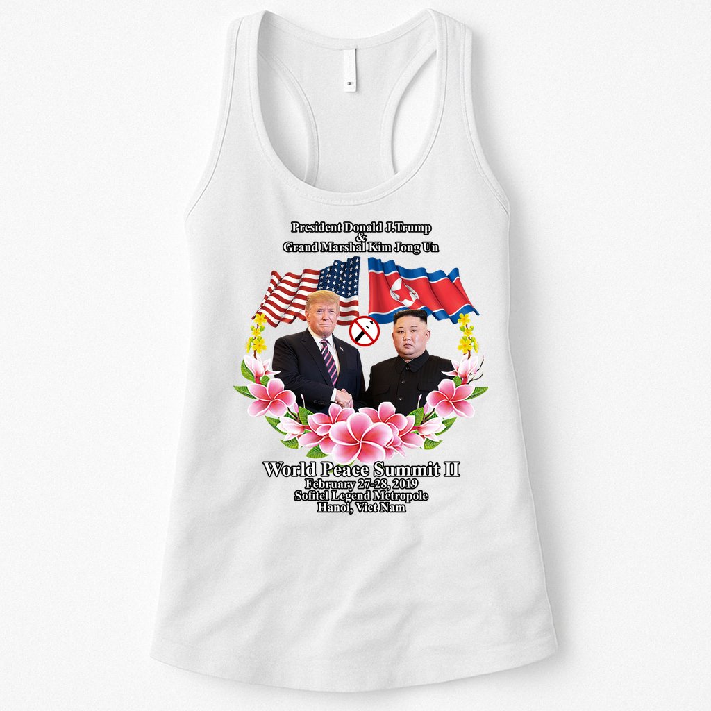 President Donald J Trump Grand Marshal Kim Jong Un World Peace Summit Ii Womens Tank Top