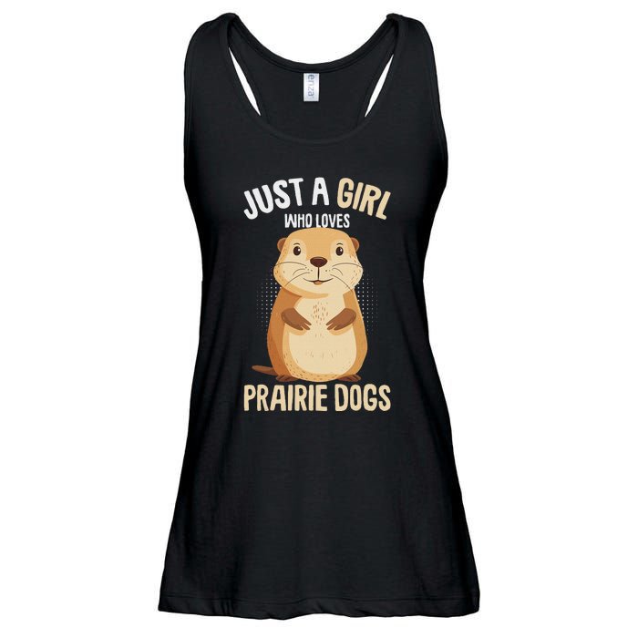 Prairie Dog Just A Girl Who Loves Prairie Dogs Ladies Essential Flowy Tank