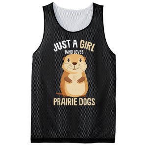 Prairie Dog Just A Girl Who Loves Prairie Dogs Mesh Reversible Basketball Jersey Tank