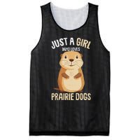 Prairie Dog Just A Girl Who Loves Prairie Dogs Mesh Reversible Basketball Jersey Tank