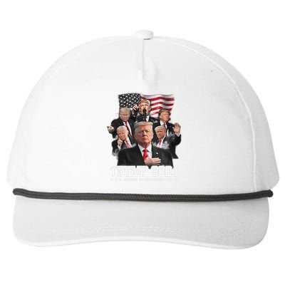 President Donald J Trump 2024 Never Surrender Snapback Five-Panel Rope Hat