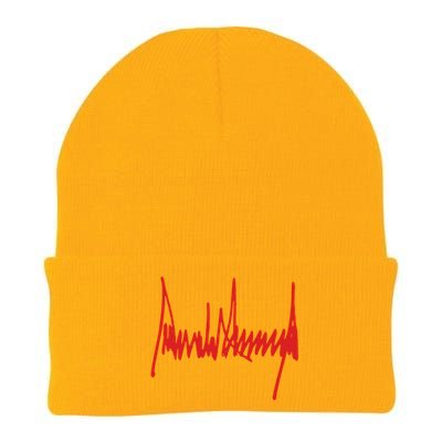 President Donald J Trump Signature Gift Knit Cap Winter Beanie