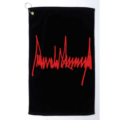 President Donald J Trump Signature Gift Platinum Collection Golf Towel