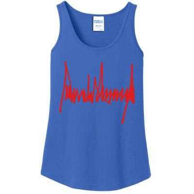 President Donald J Trump Signature Gift Ladies Essential Tank