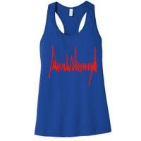 President Donald J Trump Signature Gift Women's Racerback Tank