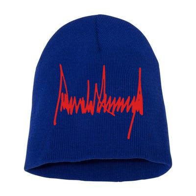 President Donald J Trump Signature Gift Short Acrylic Beanie