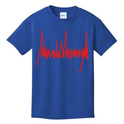 President Donald J Trump Signature Gift Kids T-Shirt