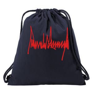 President Donald J Trump Signature Gift Drawstring Bag