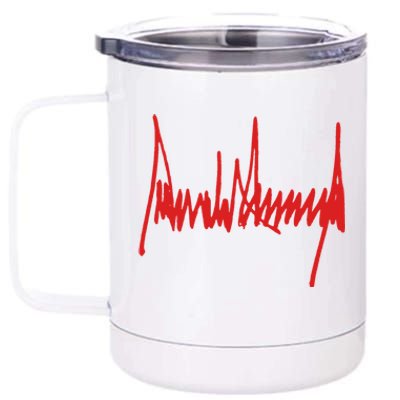 President Donald J Trump Signature Gift 12 oz Stainless Steel Tumbler Cup