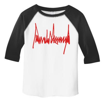 President Donald J Trump Signature Gift Toddler Fine Jersey T-Shirt