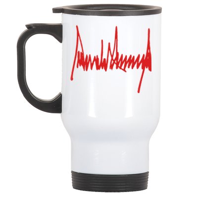 President Donald J Trump Signature Gift Stainless Steel Travel Mug