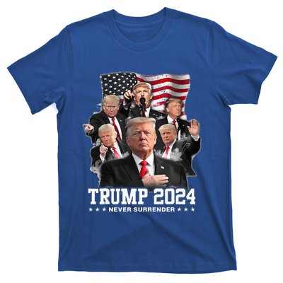 President Donald J Trump 2024 Never Surrender T-Shirt