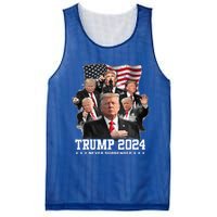 President Donald J Trump 2024 Never Surrender Mesh Reversible Basketball Jersey Tank