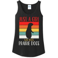 Prairie Dog Just a Who Loves Prairie Dogs Retro Ladies Essential Tank