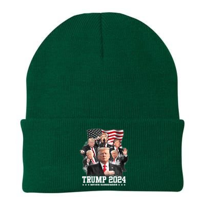 President Donald J Trump 2024 Never Surrender Knit Cap Winter Beanie