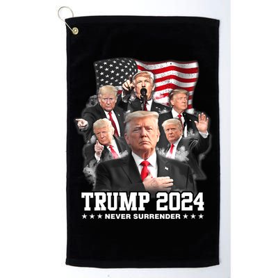President Donald J Trump 2024 Never Surrender Golf Towel