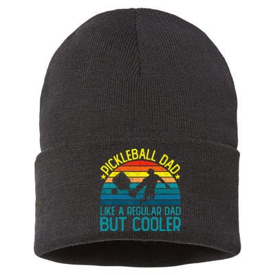 Pickleball Dad Like A Regular Dad But Cooler Sustainable Knit Beanie