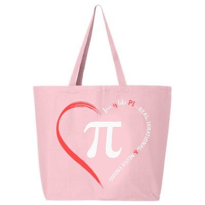 Pi Day Love Is Like Pi Valentines Math Teacher 25L Jumbo Tote