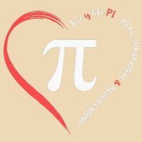 Pi Day Love Is Like Pi Valentines Math Teacher Drawstring Bag
