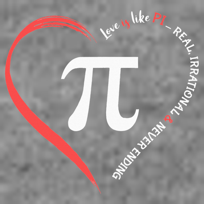 Pi Day Love Is Like Pi Valentines Math Teacher 7-Panel Snapback Hat