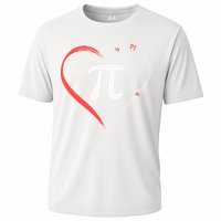 Pi Day Love Is Like Pi Valentines Math Teacher Performance Shirt