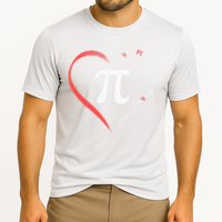 Pi Day Love Is Like Pi Valentines Math Teacher Performance Shirt
