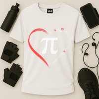 Pi Day Love Is Like Pi Valentines Math Teacher Performance Shirt
