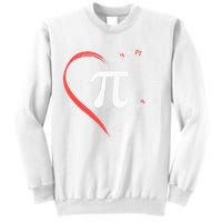 Pi Day Love Is Like Pi Valentines Math Teacher Sweatshirt