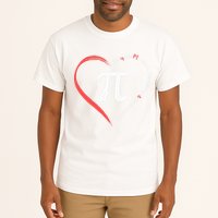 Pi Day Love Is Like Pi Valentines Math Teacher Tall T-Shirt