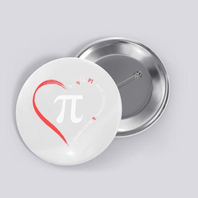 Pi Day Love Is Like Pi Valentines Math Teacher Button