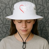 Pi Day Love Is Like Pi Valentines Math Teacher Bucket Hat