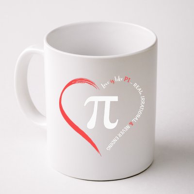 Pi Day Love Is Like Pi Valentines Math Teacher Mug