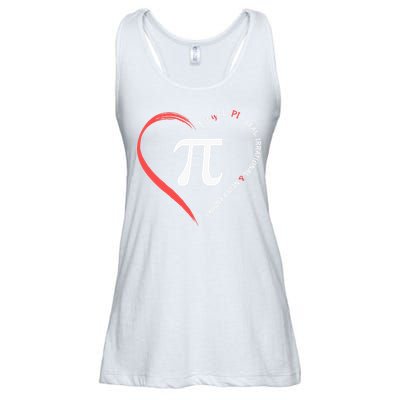 Pi Day Love Is Like Pi Valentines Math Teacher Ladies Essential Flowy Tank