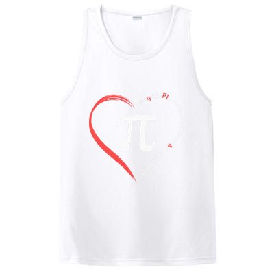 Pi Day Love Is Like Pi Valentines Math Teacher PosiCharge Competitor Tank