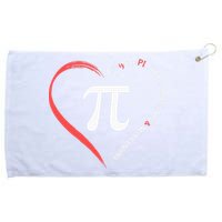 Pi Day Love Is Like Pi Valentines Math Teacher Grommeted Golf Towel