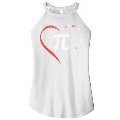 Pi Day Love Is Like Pi Valentines Math Teacher Women's Perfect Tri Rocker Tank