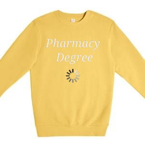 Pharmacy Degree Loading Funny Future Pharmacist Graduation Premium Crewneck Sweatshirt