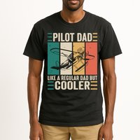 Pilot Dad Like A Regular Dad But Cooler Pilot Dad Plane Captain Dad Tall T-Shirt