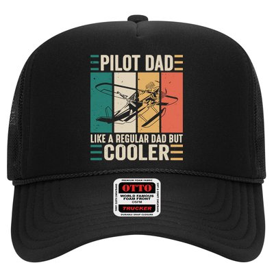 Pilot Dad Like A Regular Dad But Cooler Pilot Dad Plane Captain Dad Trucker Hat