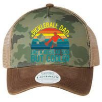 Pickleball Dad Like A Regular Dad But Cooler Pickleball Player Legacy Tie Dye Trucker Hat
