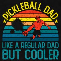 Pickleball Dad Like A Regular Dad But Cooler Pickleball Player Ladies PosiCharge Tri-Blend Wicking Tank